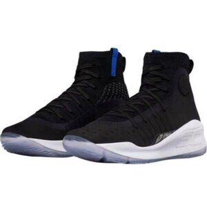 UNDER ARMOUR Curry 4 Basketball Athletic Shoes Black Youth Sz 6.5